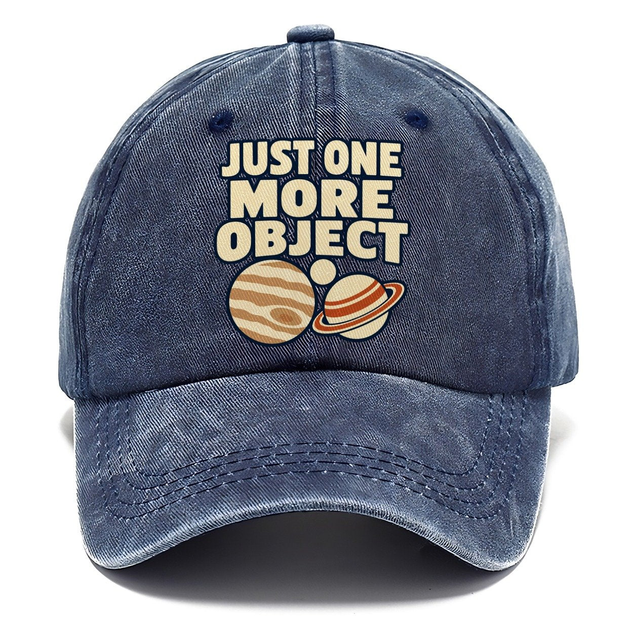 Just One More Object Astronomy And Stargazing Classic Cap – Twilight Navy