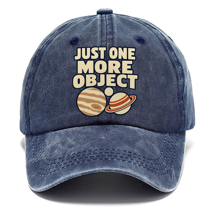 Just One More Object Astronomy And Stargazing Classic Cap – Twilight Navy