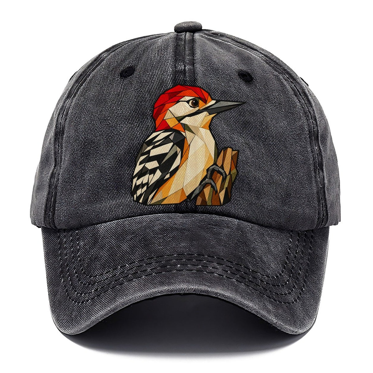 Red Bellied Woodpecker Wildwood Mosaic Classic Cap – Graphite