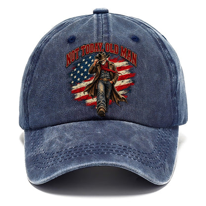 Not Today Old Man Old Man Strong Classic Cap – Twilight Navy