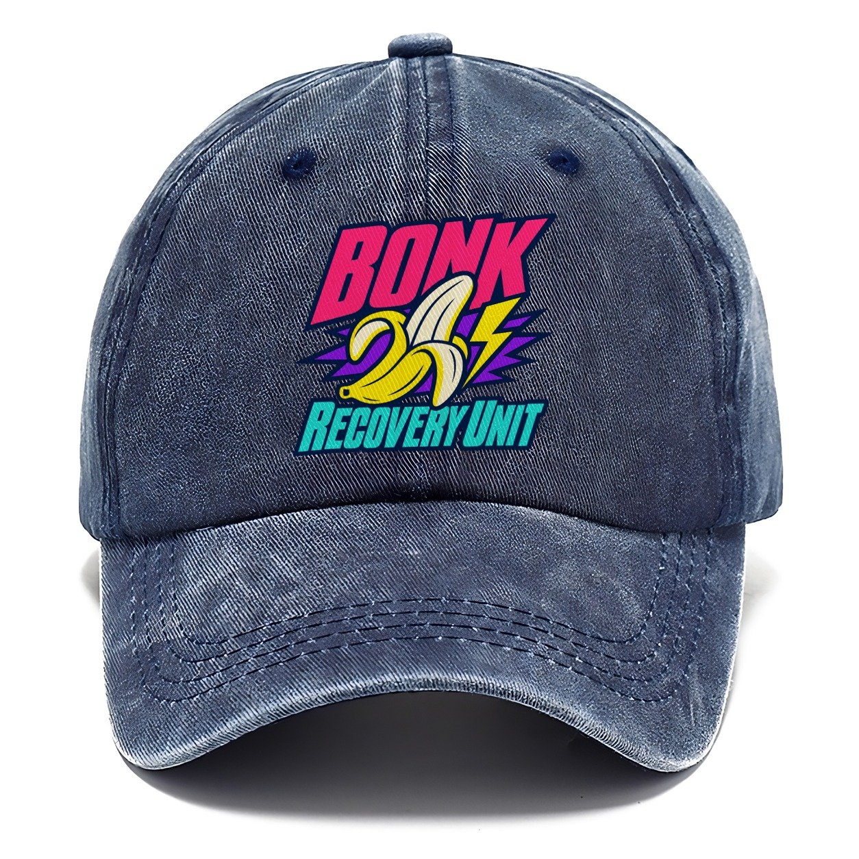 Bonk Recovery Unit 90S Running Clubs Classic Cap – Twilight Navy