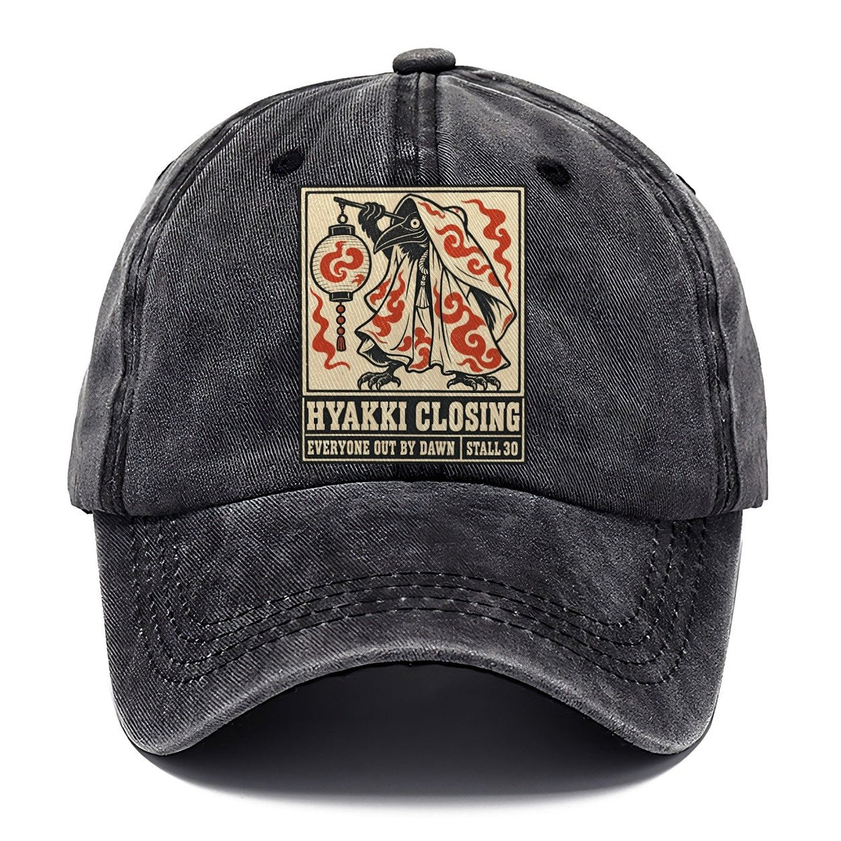 Hyakki Closing Yokai Night Market Classic Cap – Graphite