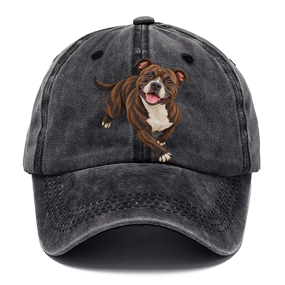 Happy Brindle Pitbull Classic Cap – Graphite