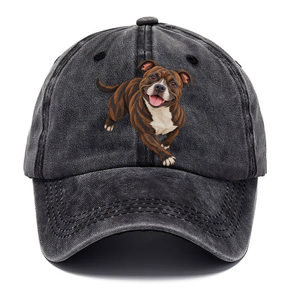 Happy Brindle Pitbull Classic Cap – Graphite