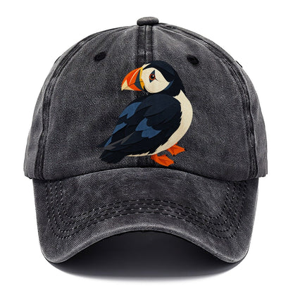 Layered Paper Puffin Classic Cap – Graphite