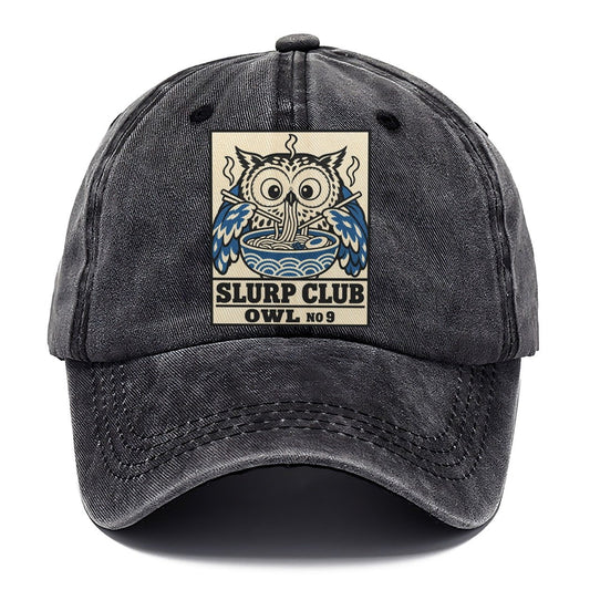 Owl Midnight Slurp Club Classic Cap – Graphite