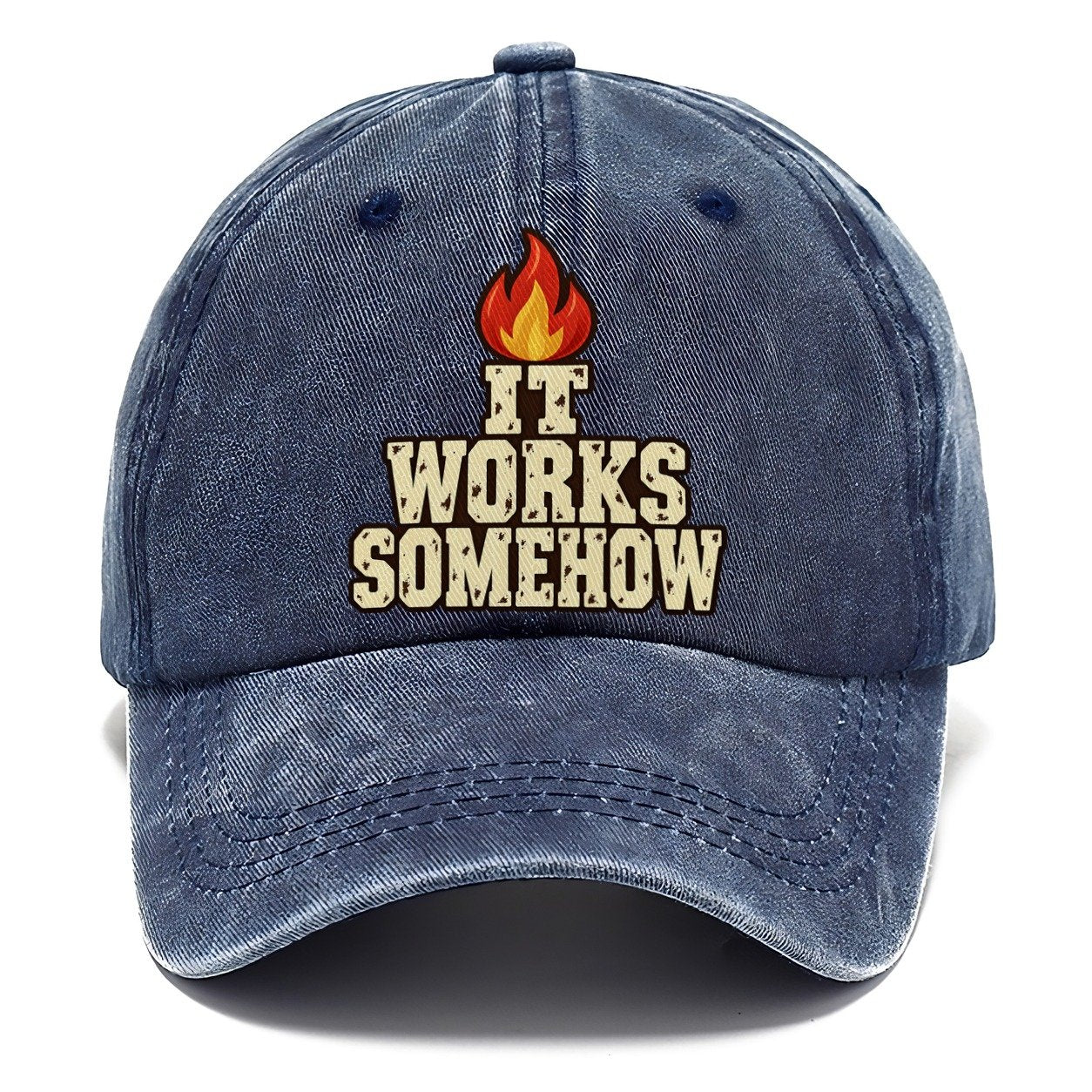 It Works Somehow Brew Day Classic Cap – Twilight Navy