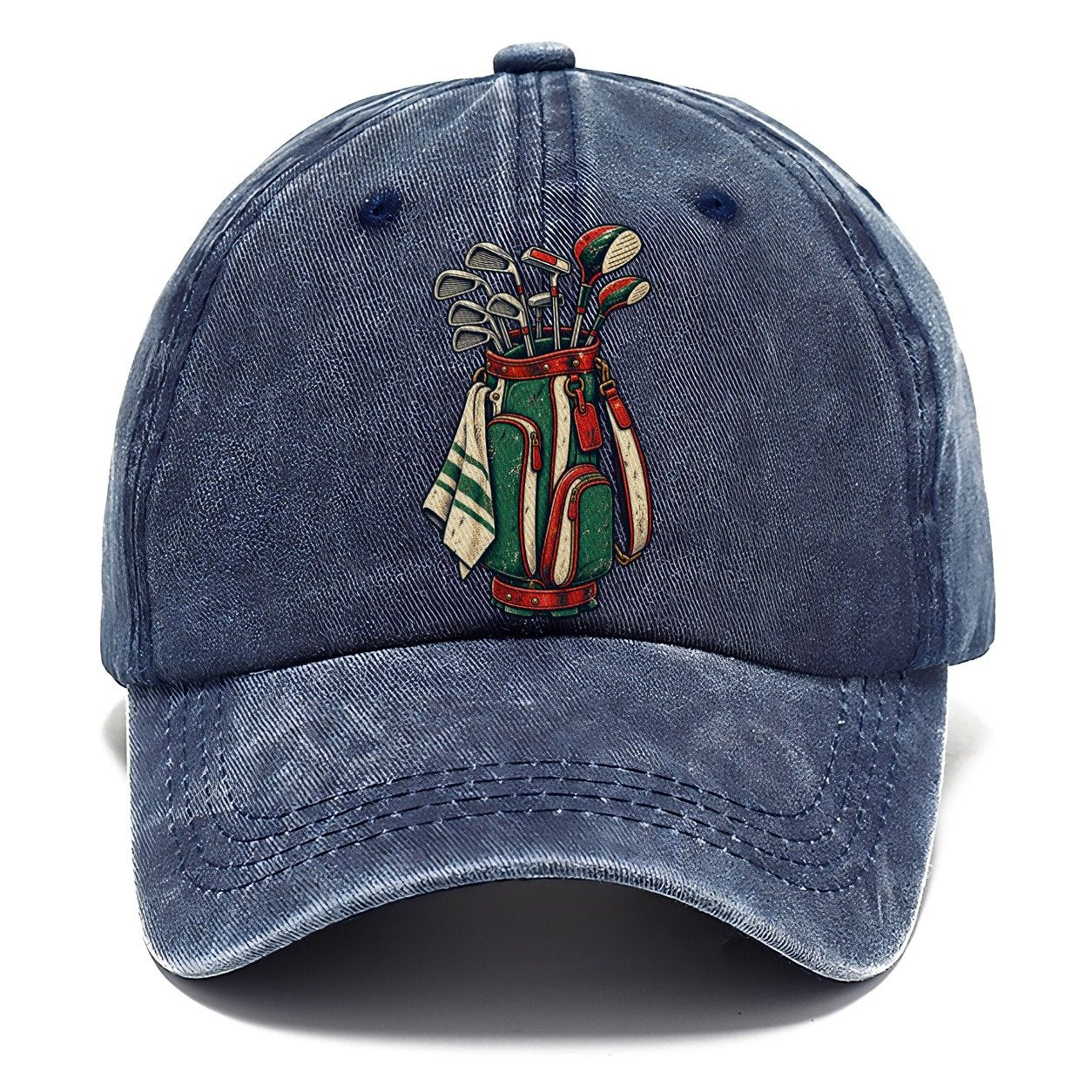 Bag And Clubs Stack Golf Life Classic Cap – Twilight Navy