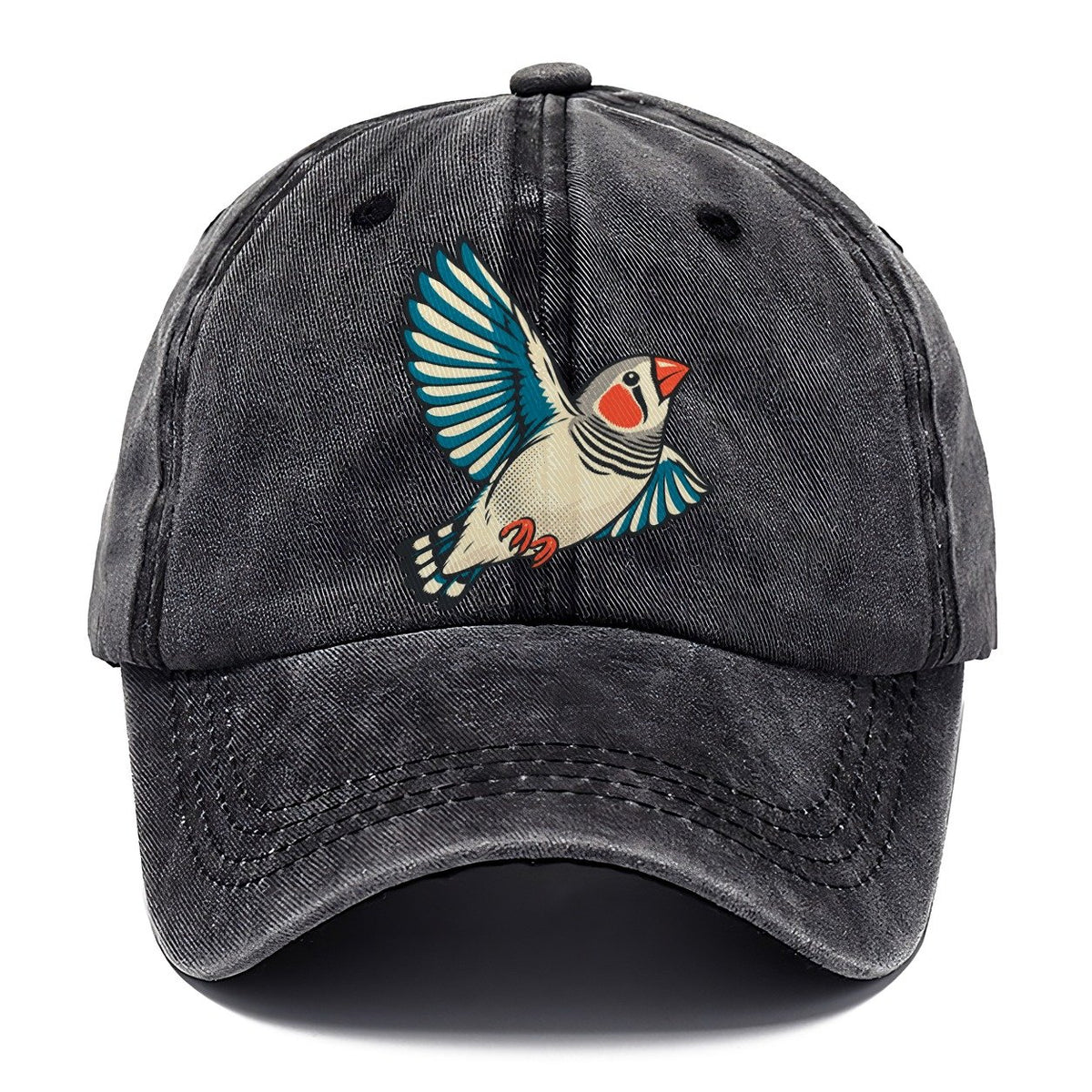 Zebra Finch Flash Classic Cap – Graphite
