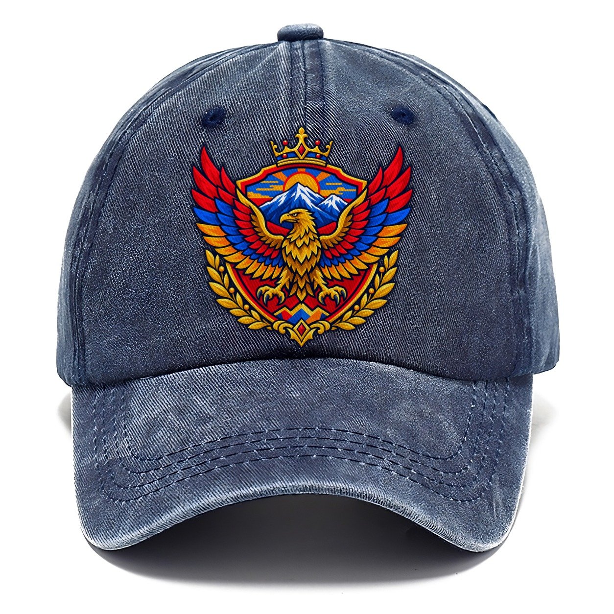 Armenia Heraldic Crest Country Logos Classic Cap – Twilight Navy