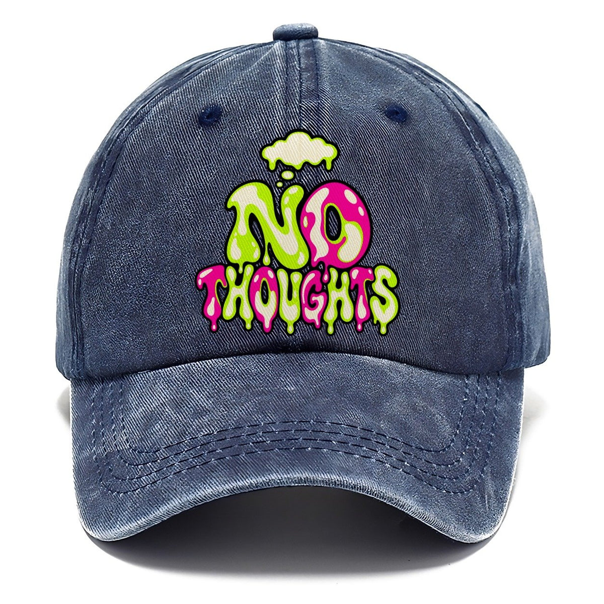 No Thoughts Crazy Styles Classic Cap – Twilight Navy
