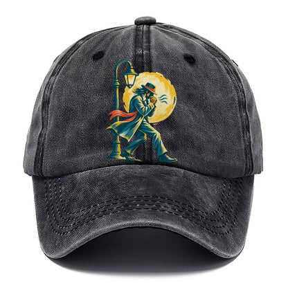 Man in Hat by Lamppost Classic Cap – Graphite