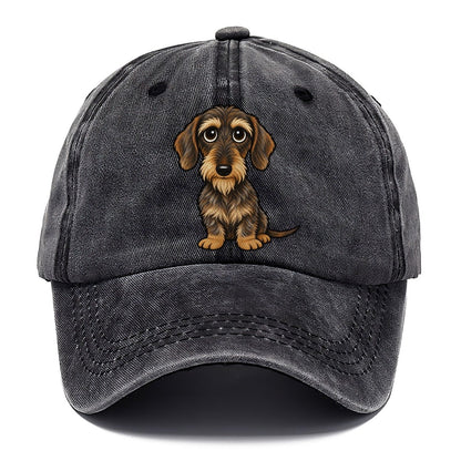 Wirehaired Dachshund Classic Cap – Graphite