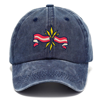 Finish Tape Burst 90S Running Clubs Classic Cap – Twilight Navy