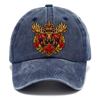 Canada Heraldic Crest Country Logos Classic Cap – Twilight Navy