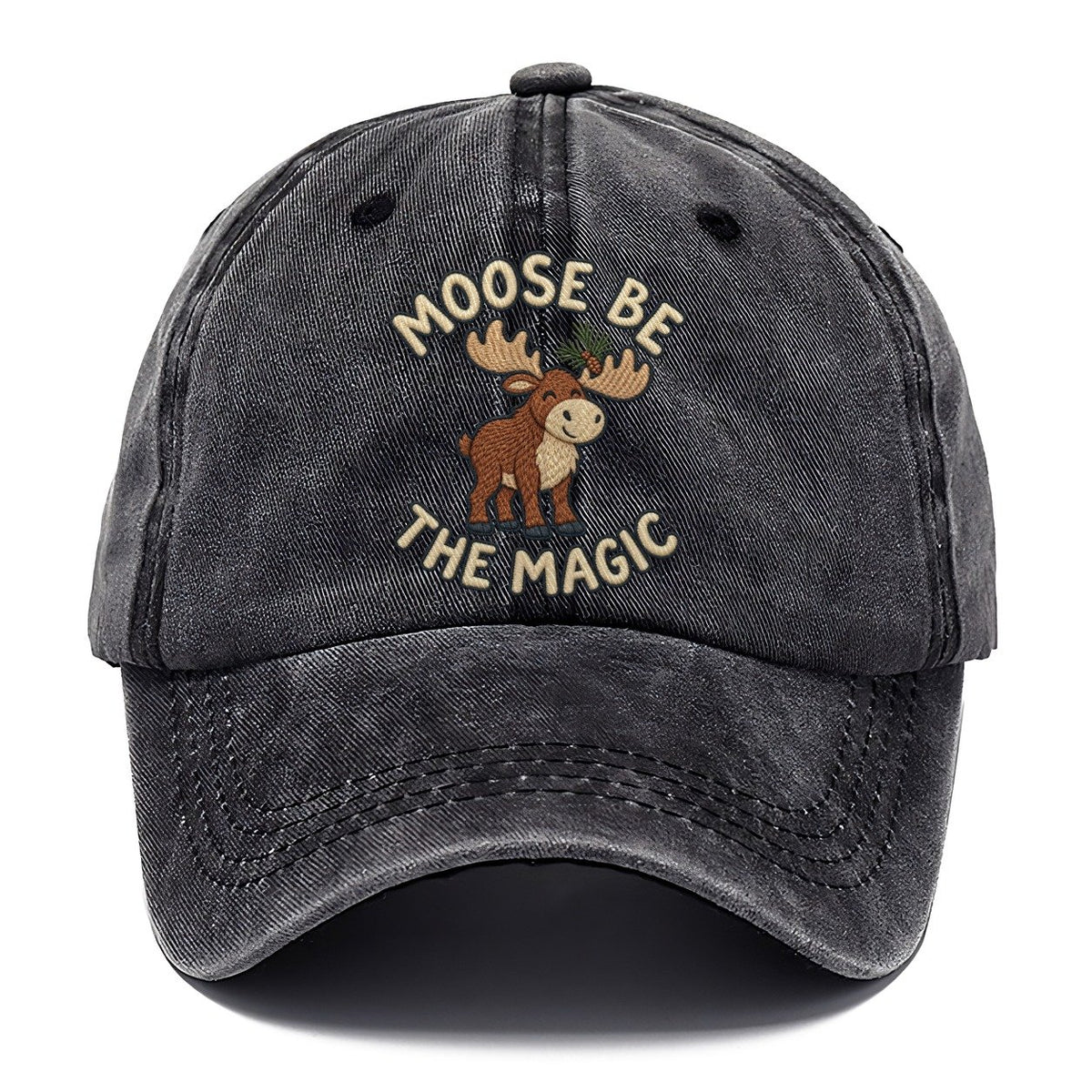 Moose Animal Puns Classic Cap – Graphite