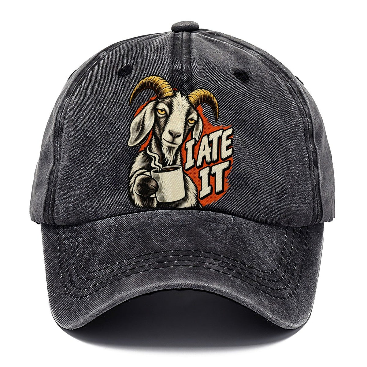 Pop Art Goat Mug Truths Classic Cap – Graphite