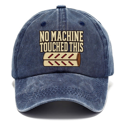 No Machine Touched This Leathercraft Classic Cap – Twilight Navy