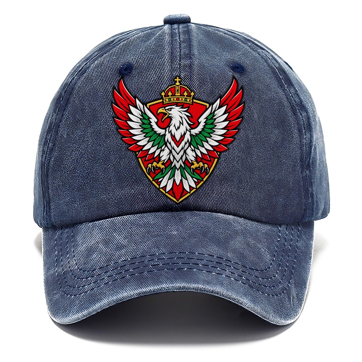Hungary Minimal Emblem Country Logos Classic Cap – Twilight Navy