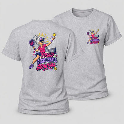 Proud Pickleball Grandma Pickleball Life Women's Cotton T-Shirt – Sport Grey