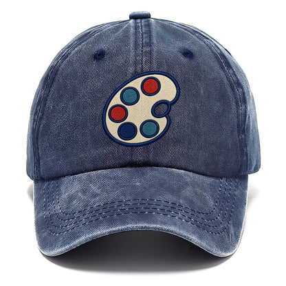Painter Palette Tiny Solo Marks Classic Cap – Twilight Navy