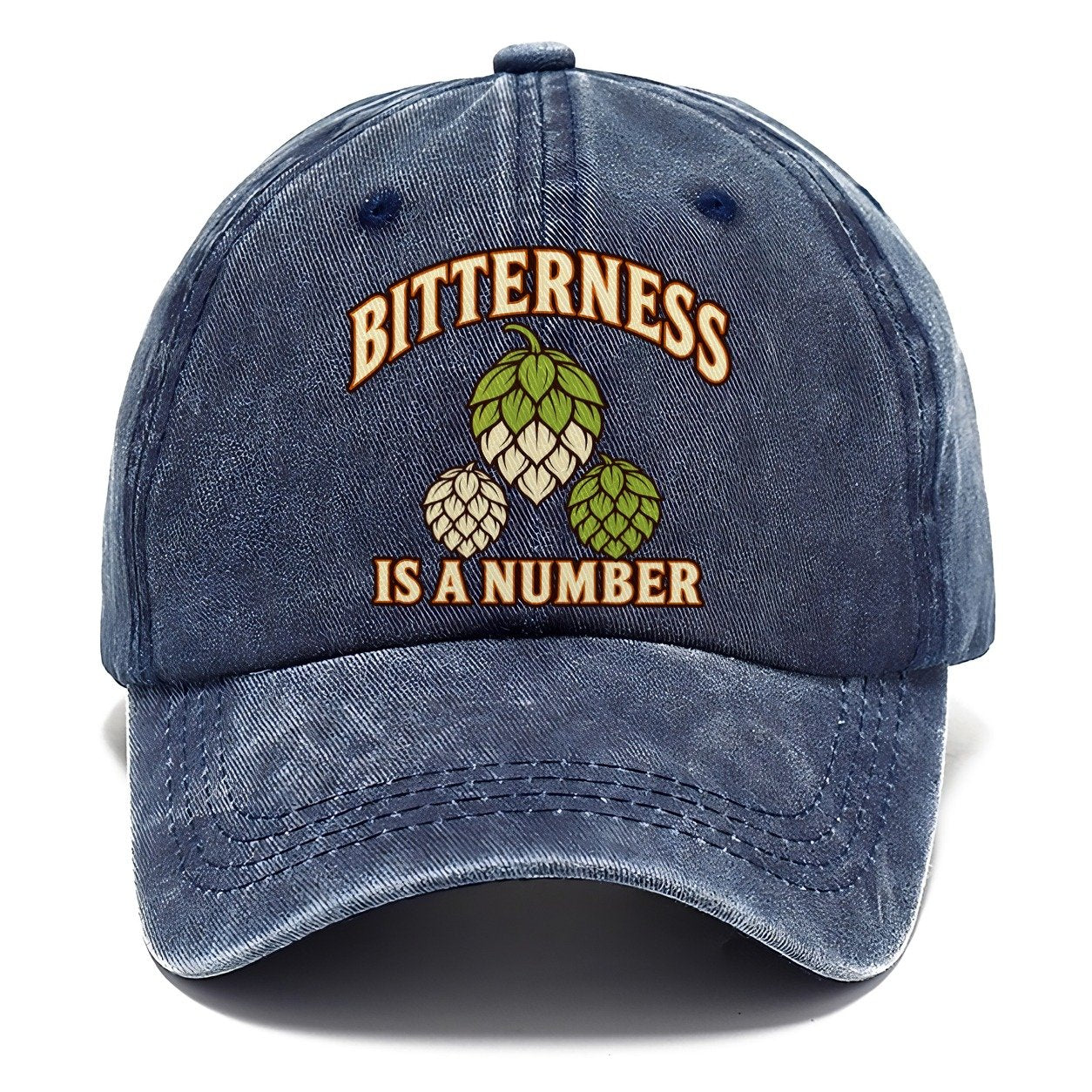 Bitterness Is A Number Homebrewing Classic Cap – Twilight Navy
