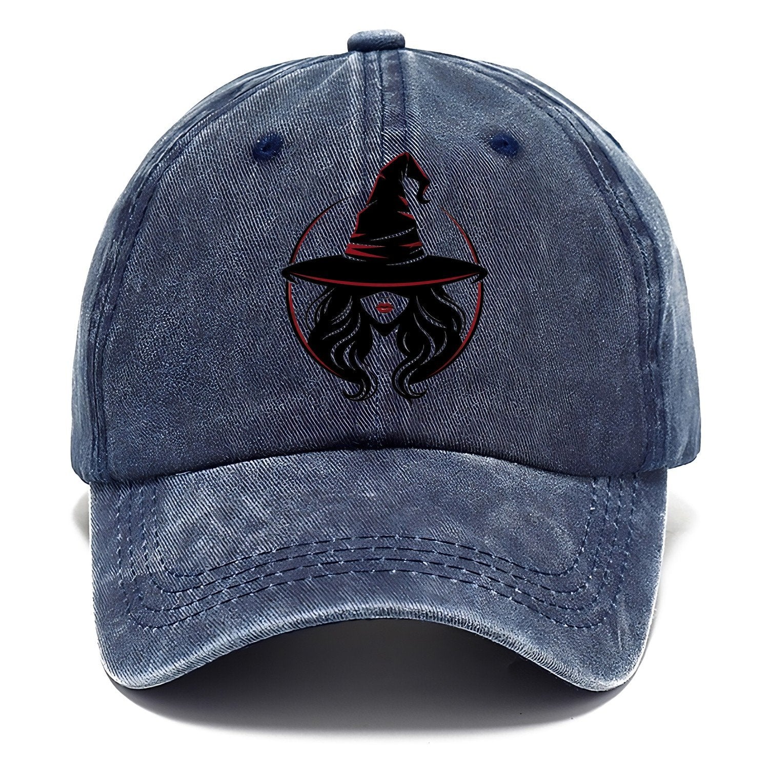 Witch Silhouette Classic Cap – Twilight Navy