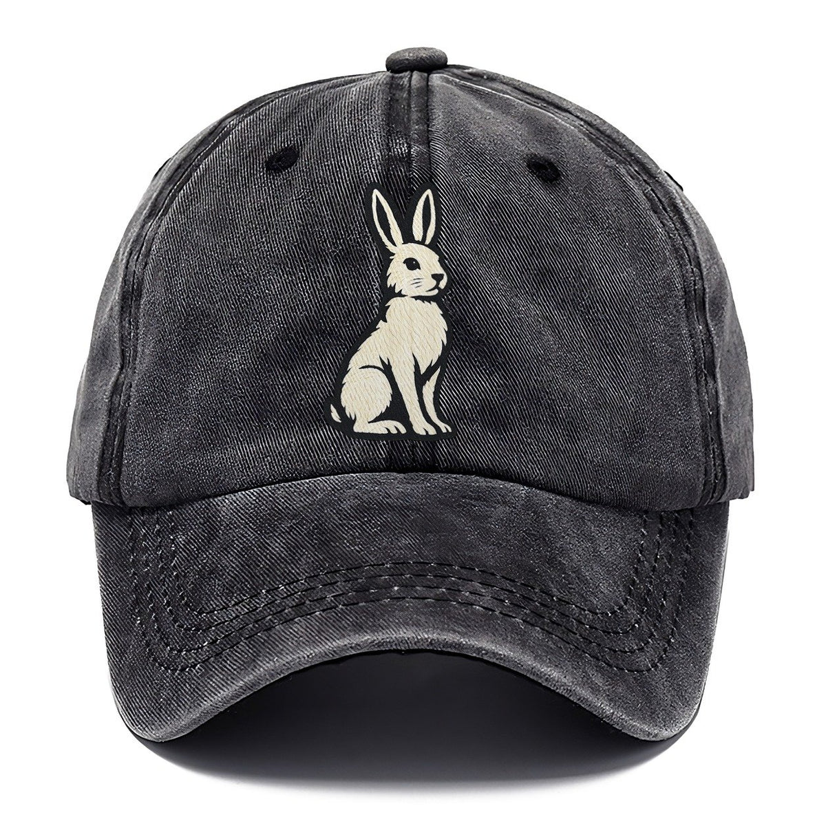 Cream Rabbit Profile Classic Cap – Graphite