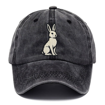 Cream Rabbit Profile Classic Cap – Graphite