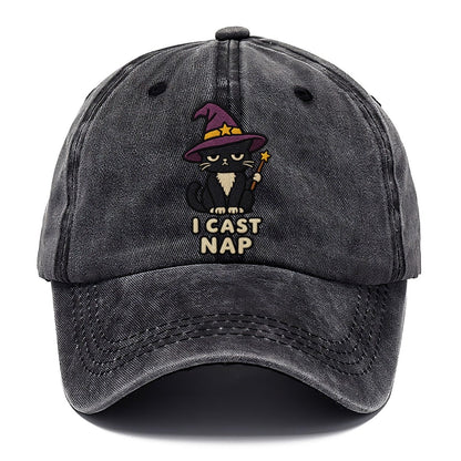 Black Cat Witch Weary Court Classic Cap – Graphite
