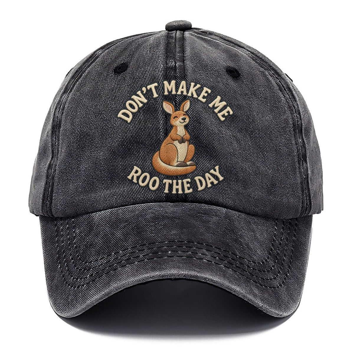 Kangaroo Animal Puns Classic Cap – Graphite