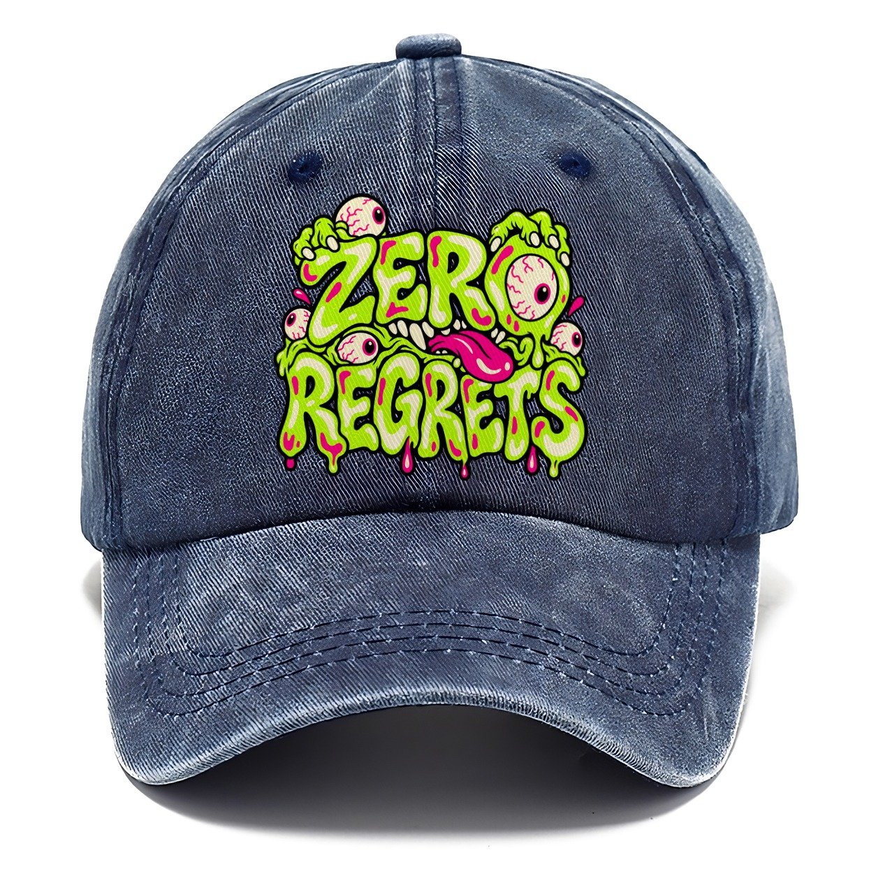 Zero Regrets Crazy Styles Classic Cap – Twilight Navy
