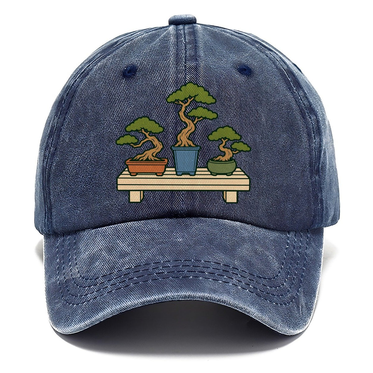 Bench Of Three Pots Bonsai Classic Cap – Twilight Navy