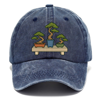 Bench Of Three Pots Bonsai Classic Cap – Twilight Navy