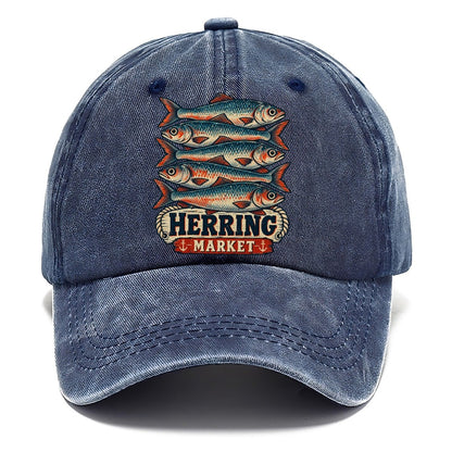 Herring Market Stack Fishing Club Classic Cap – Twilight Navy