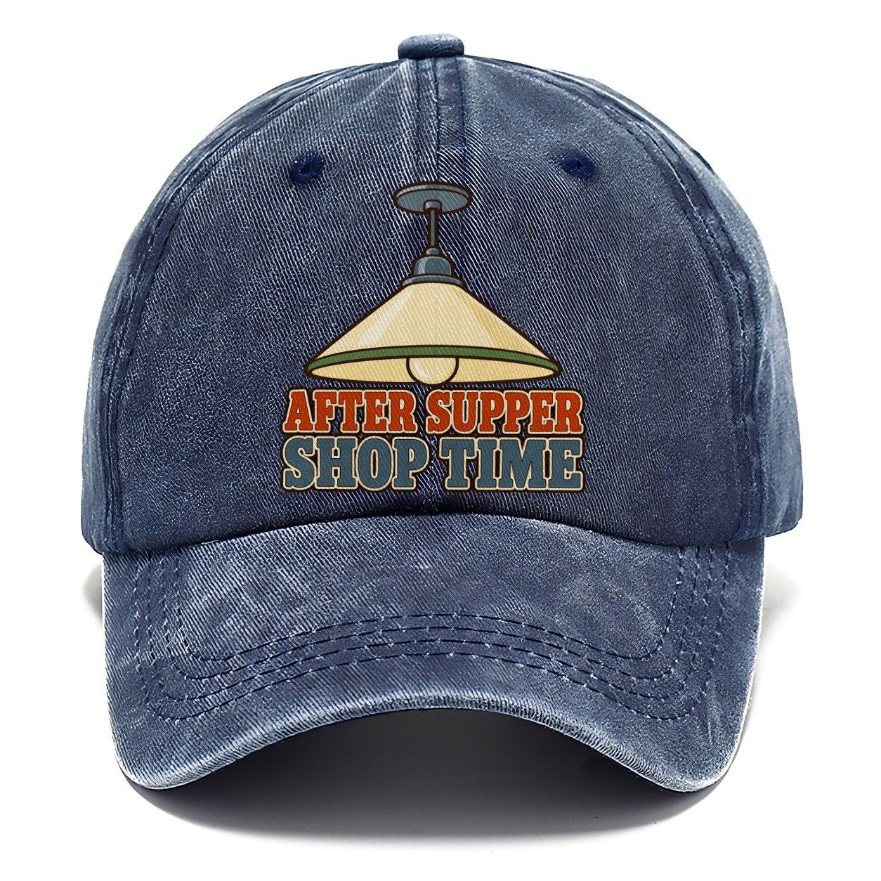 After Supper Shop Time Woodworking Classic Cap – Twilight Navy