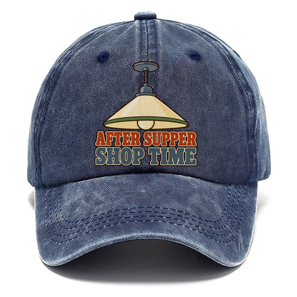 After Supper Shop Time Woodworking Classic Cap – Twilight Navy