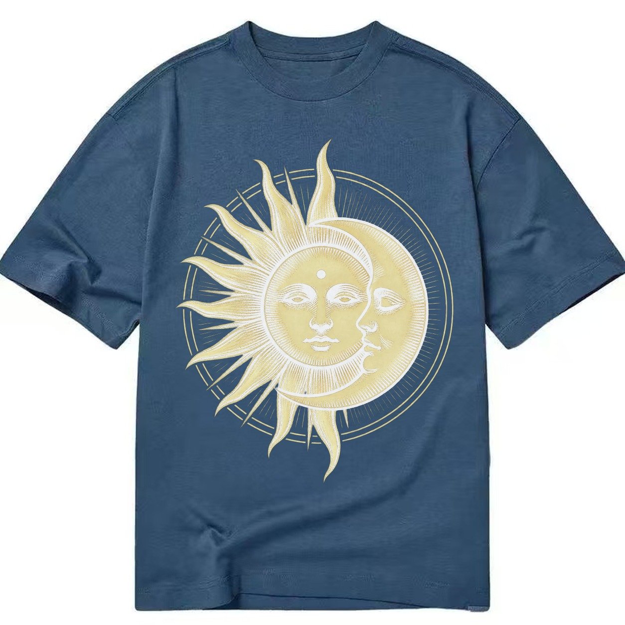 Celestial Harmony Classic T-shirt – Twilight Navy