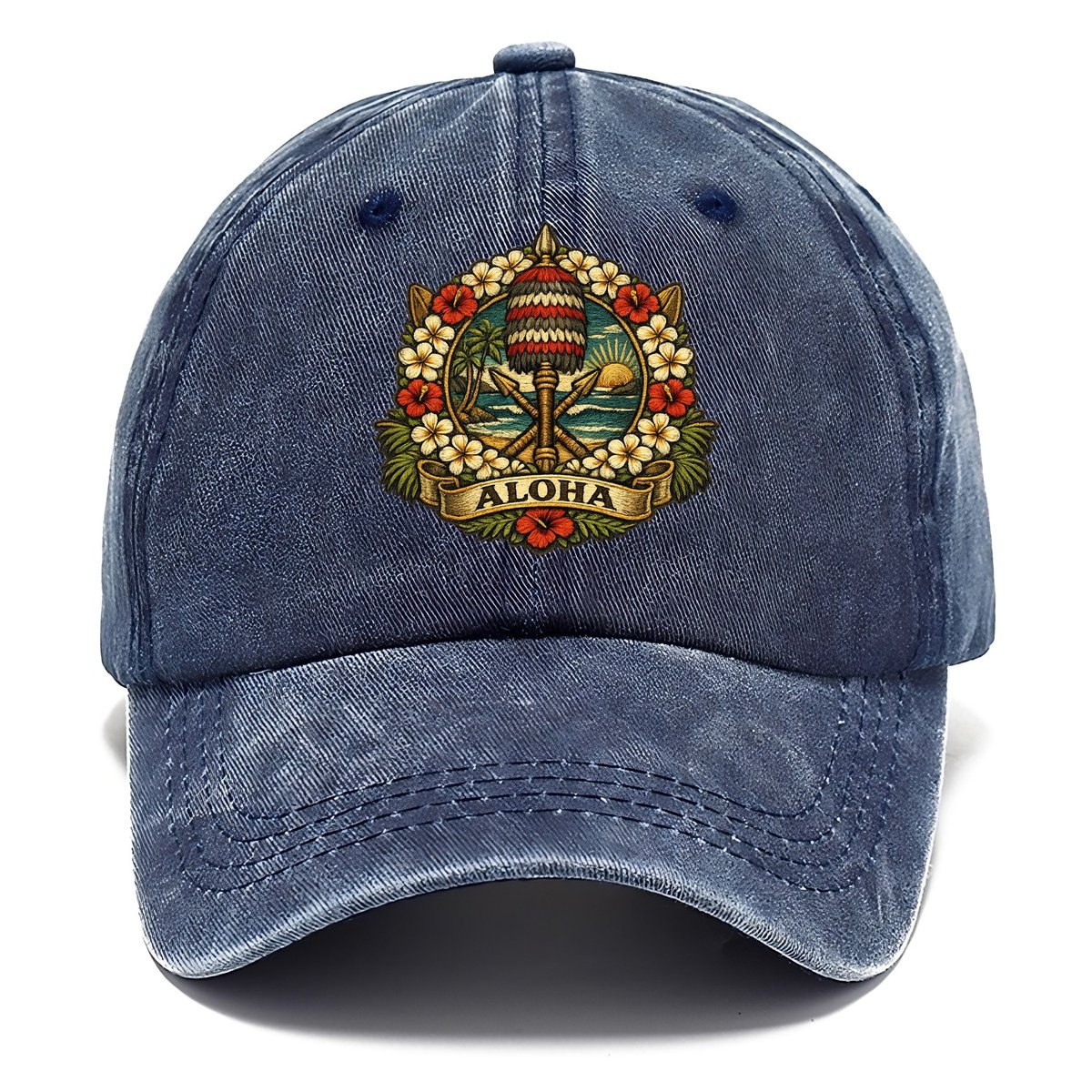 Hawaii Heritage Classic Cap – Twilight Navy
