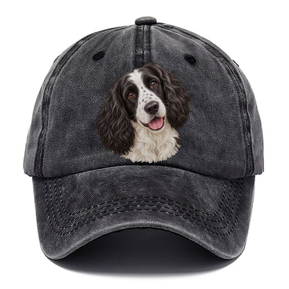 Springer Black And White Tilt Pastimes Companions Classic Cap – Graphite