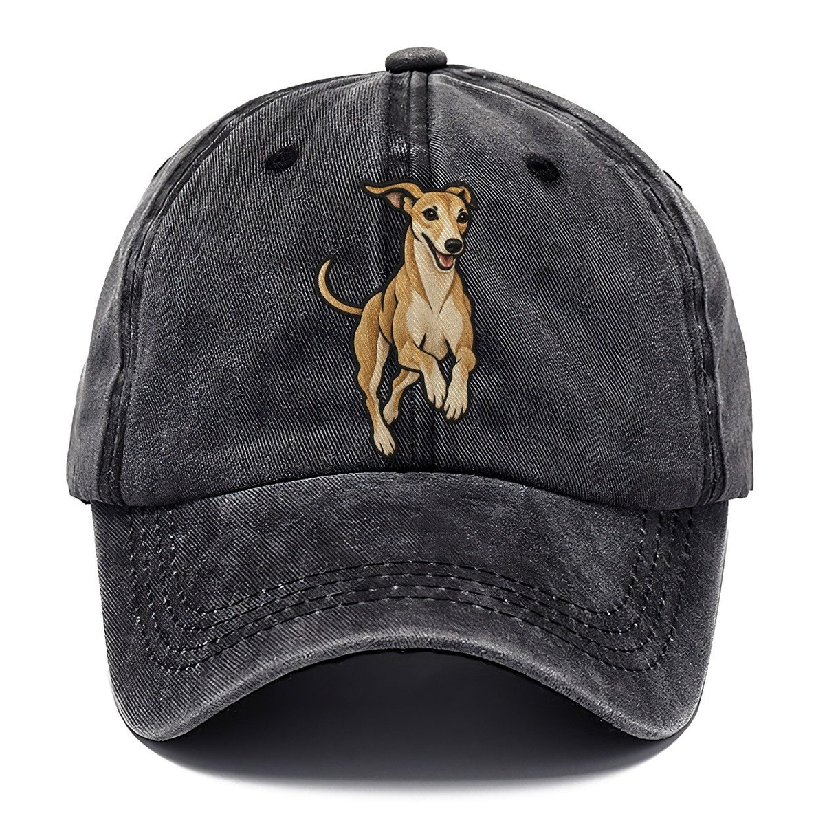 Whippet Bounding Fan Favorites Classic Cap – Graphite