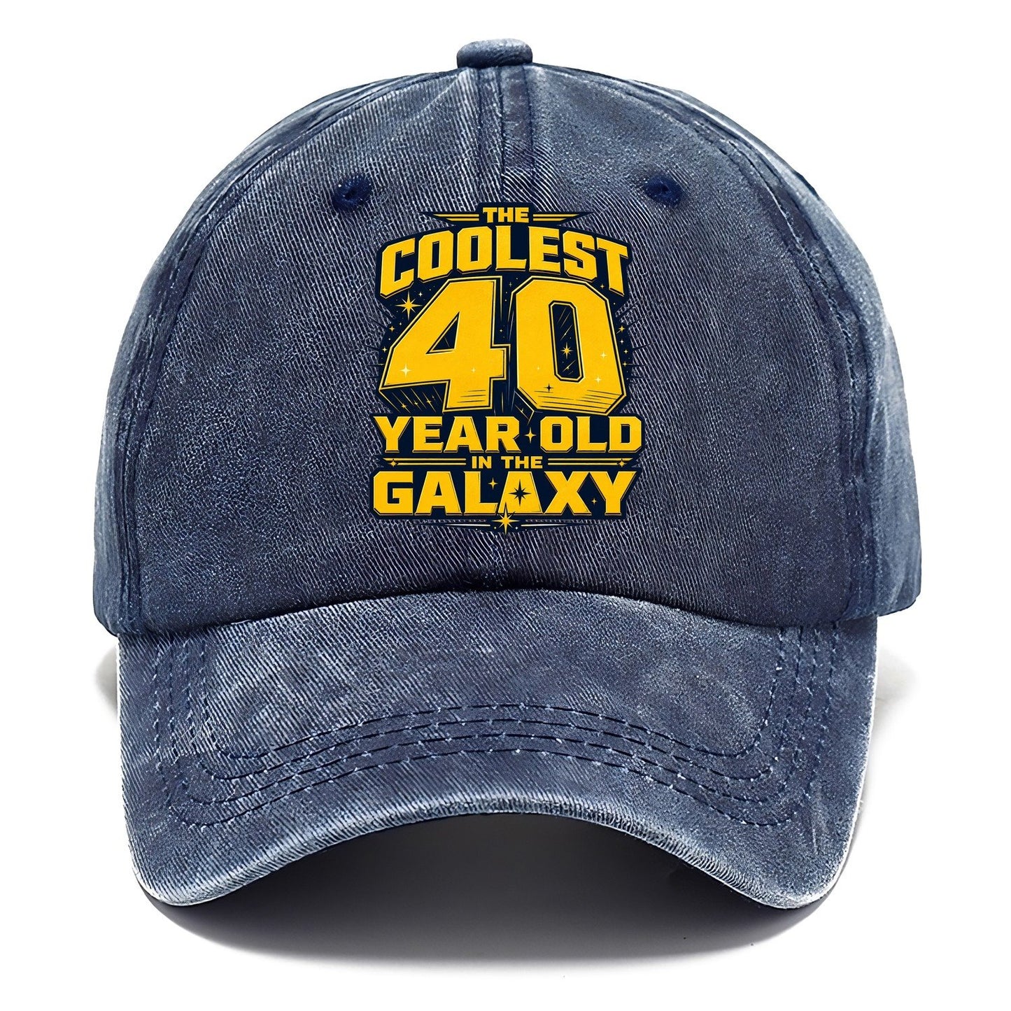 The Coolest 40 Year Old In The Galaxy Classic Cap – Twilight Navy
