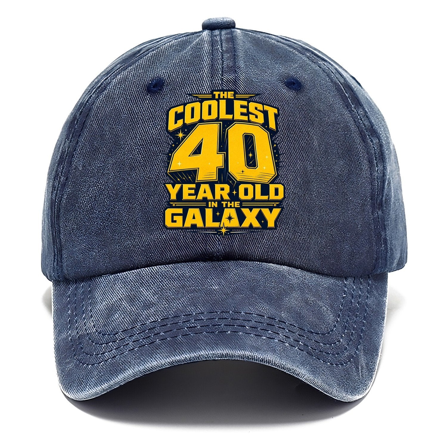 The Coolest 40 Year Old In The Galaxy Classic Cap – Twilight Navy