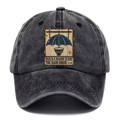 Rain Check Bar Izakaya Rules Classic Cap – Graphite