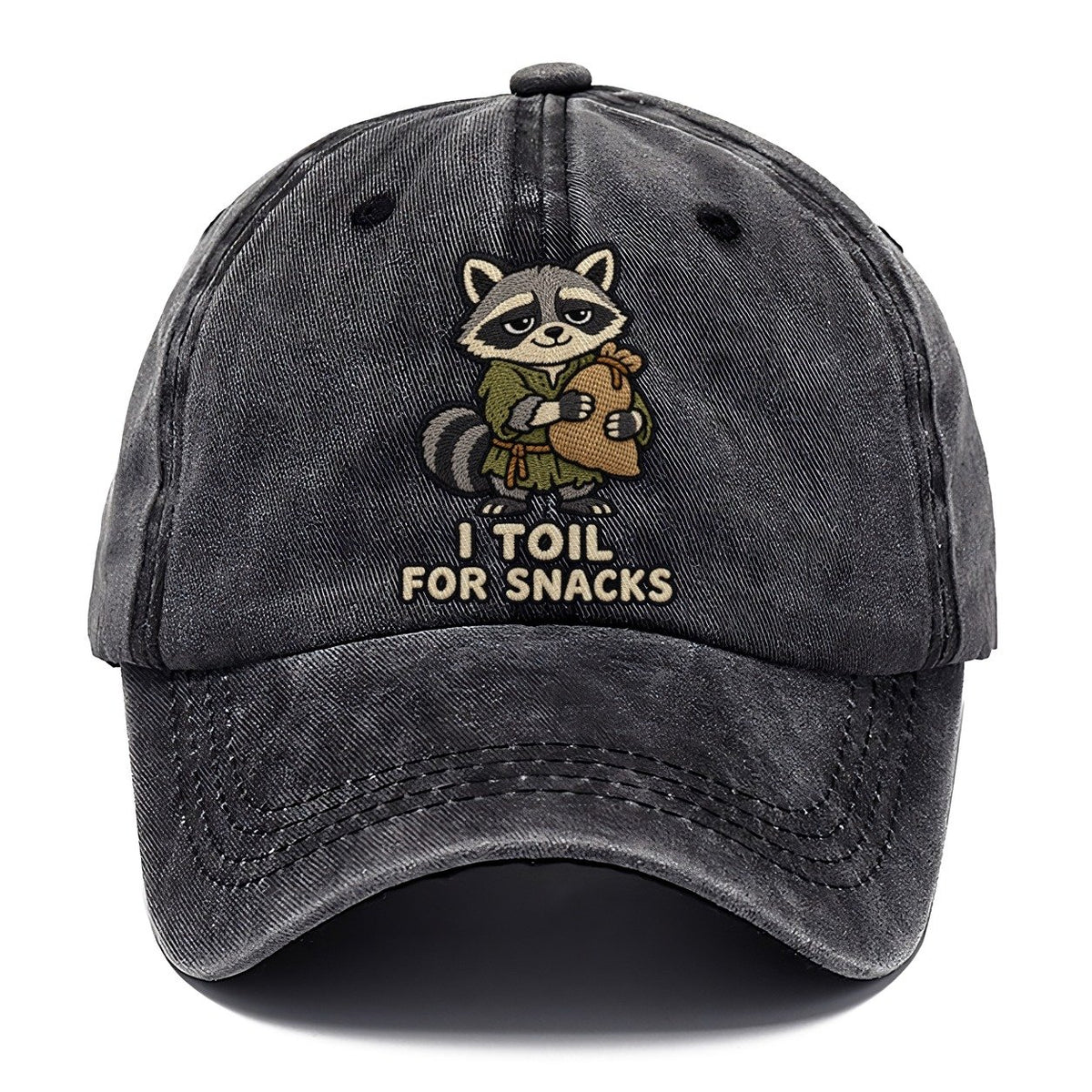 Raccoon Peasant Weary Court Classic Cap – Graphite