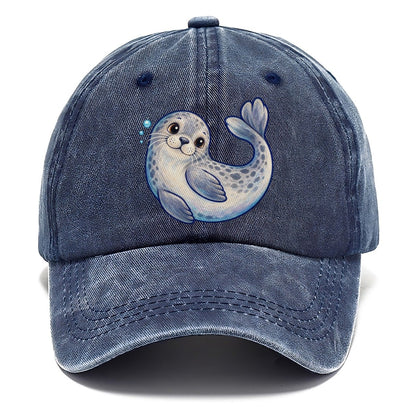 Seal Side Roll Sea Sprite Classic Cap – Twilight Navy