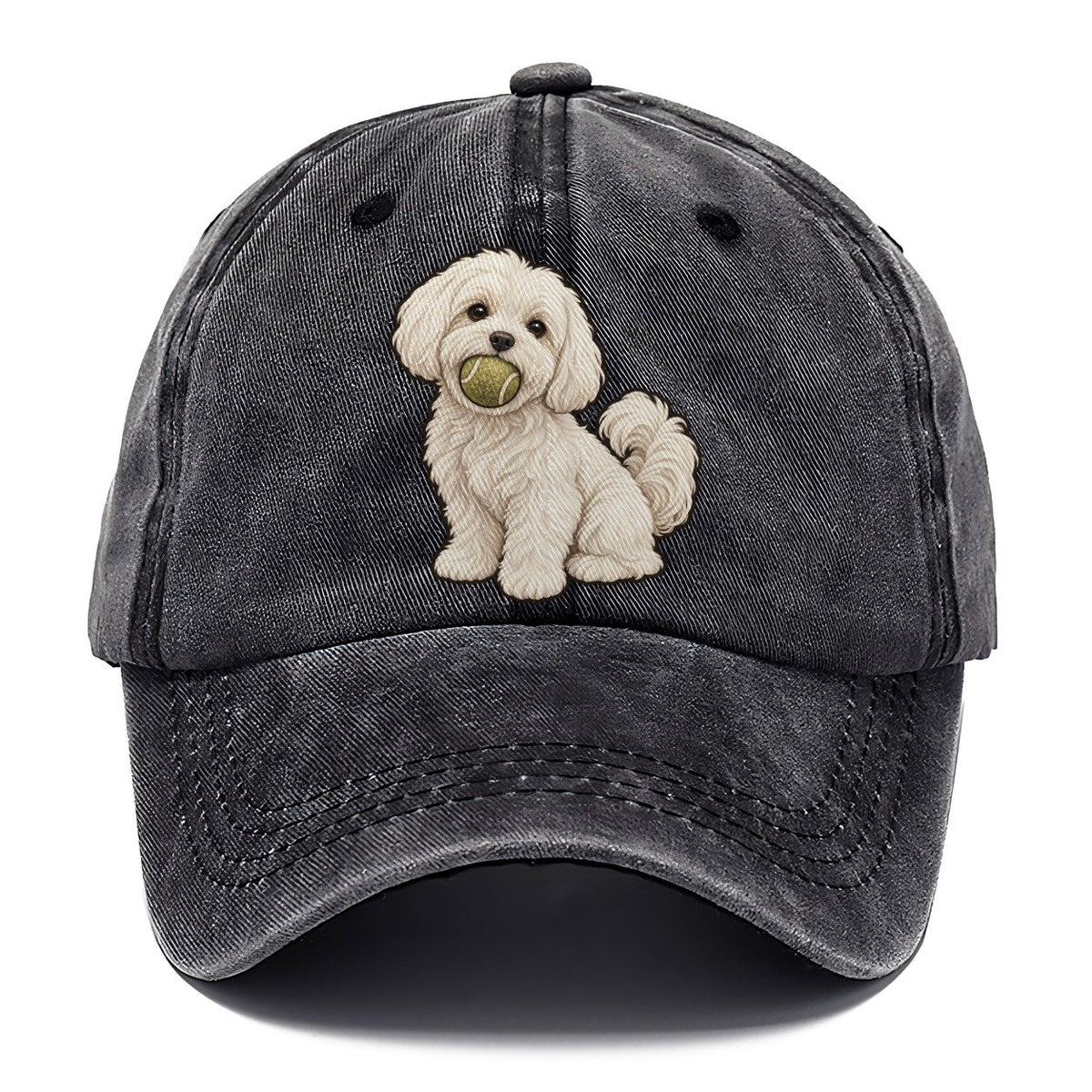 Maltese Tennis Ball Fan Favorites Classic Cap – Graphite