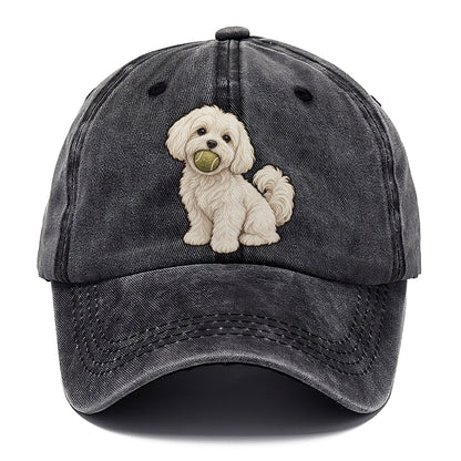 Maltese Tennis Ball Fan Favorites Classic Cap – Graphite