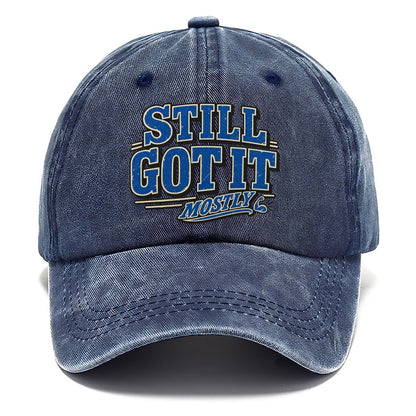 Still Got It Mostly American Wit Classic Cap – Twilight Navy