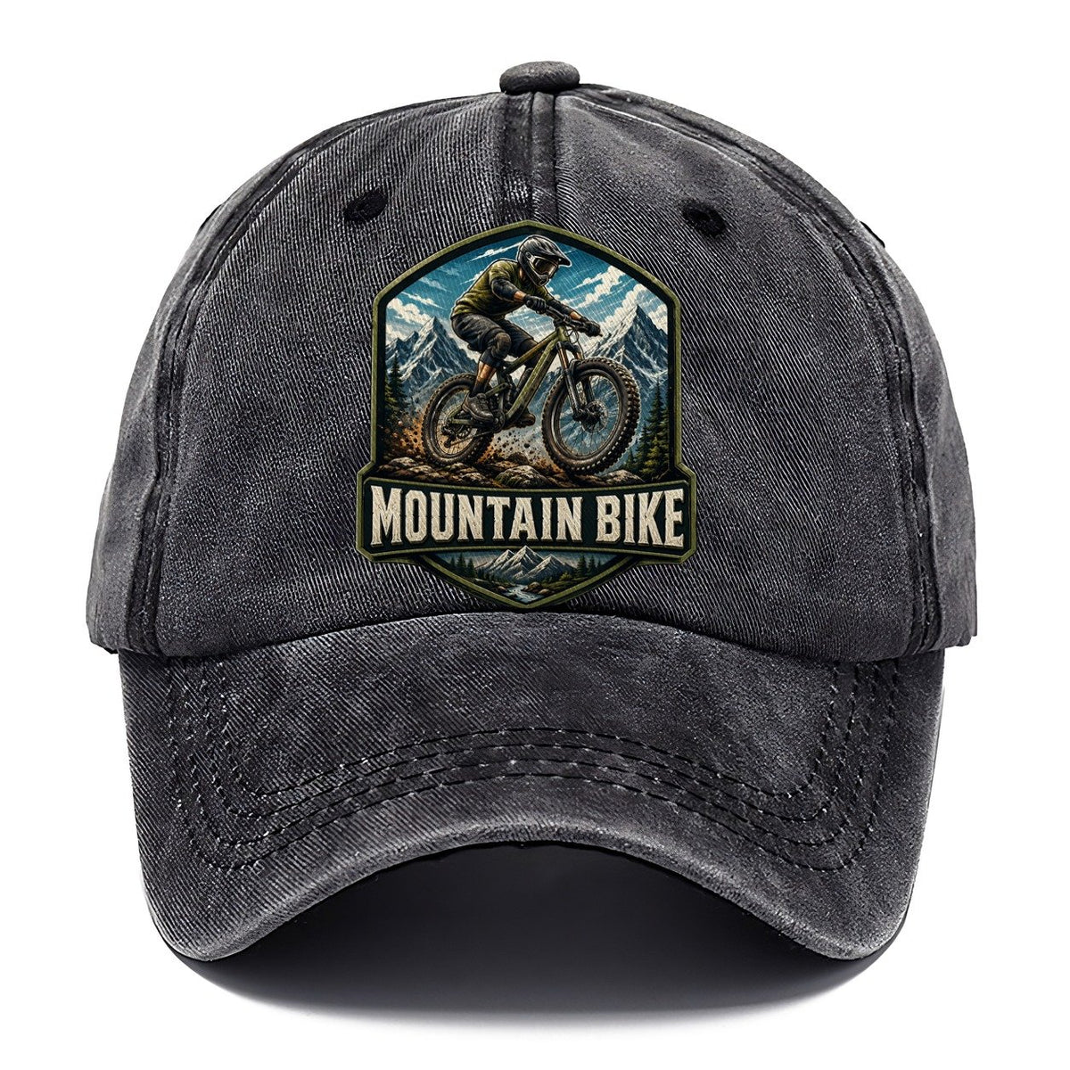 Mountain Bike Rider Classic Cap – Graphite